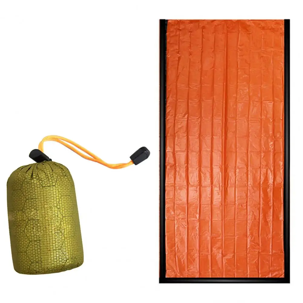 

Спальный мешок для кемпинга портативный Ветрозащитный свисток для выживания одноразовая алюминиевая пленка одеяло для первой помощи для у...