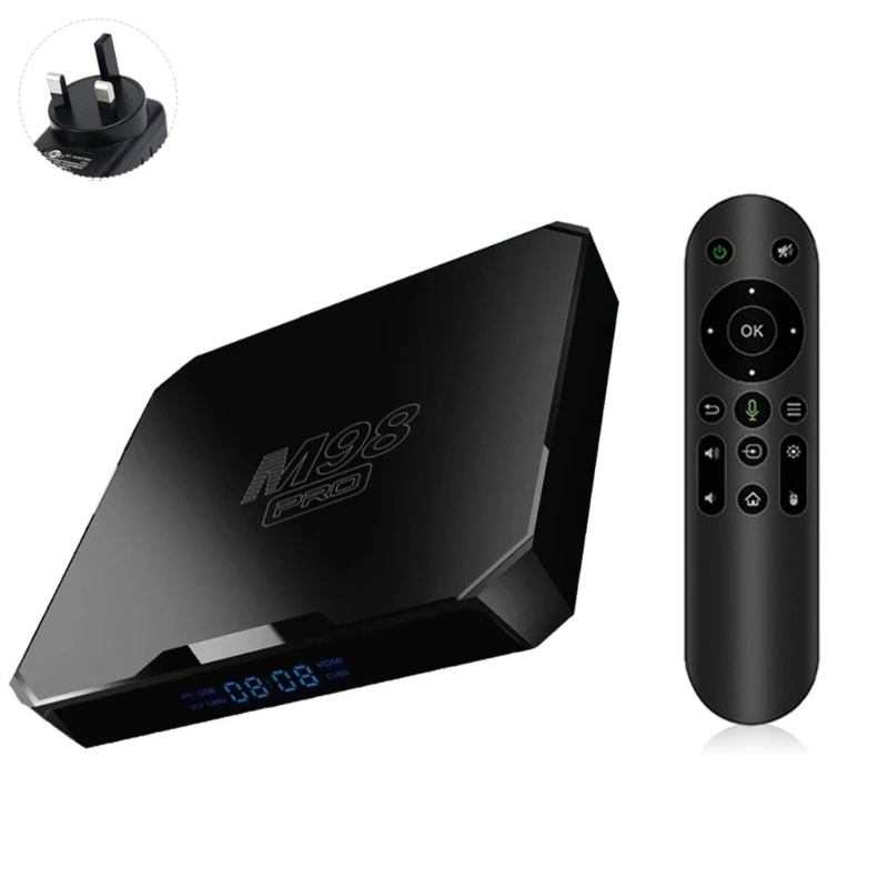 P82F Модернизированный Android10.0 TV Box Set top 4K TV Box Поддержка двойного Wi-Fi Blue Teeth Media Player SmartTV Box для