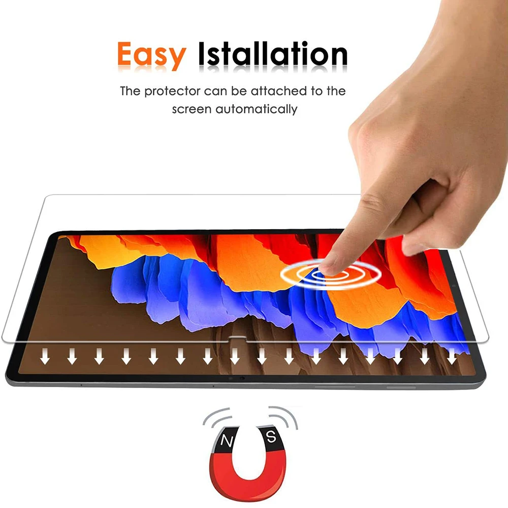 2pcs tempered glass for samsung galaxy tab s7 t870 t875 sm t870 sm t875 screen protector 9h 0 3mm tablet protective film free global shipping