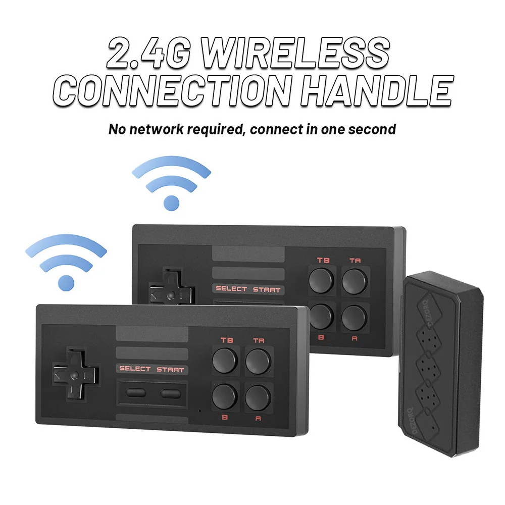 Мини ТВ Ретро портативная игровая консоль AV выход 8 бит игровой джойстик