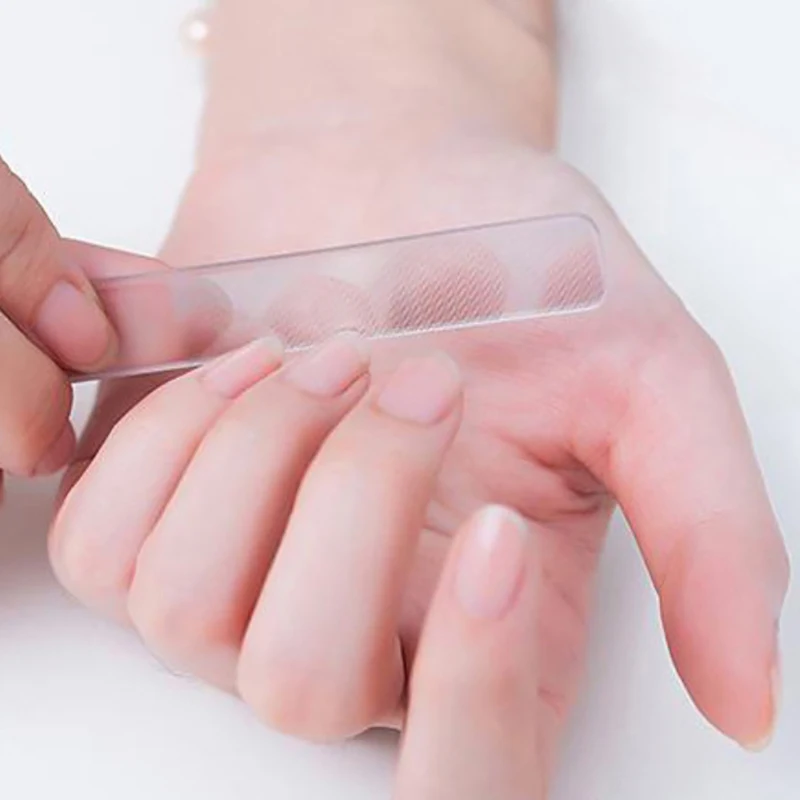 Нанокристаллическая стеклянная пилочка для ногтей инструменты полировки