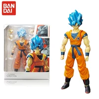 dragon ball z figure goku pvc action figure blue hair super saiyan fans collect model animie characters statue collectible toy