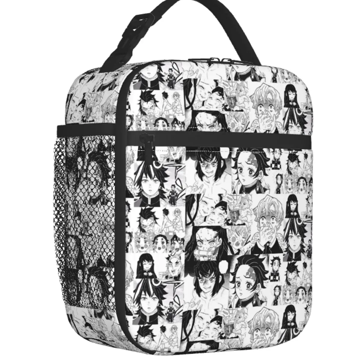 

Custom Kimetsu No Yaiba Anime Lunch Bag Men Women Cooler Warm Insulated Lunch Boxes for Student School