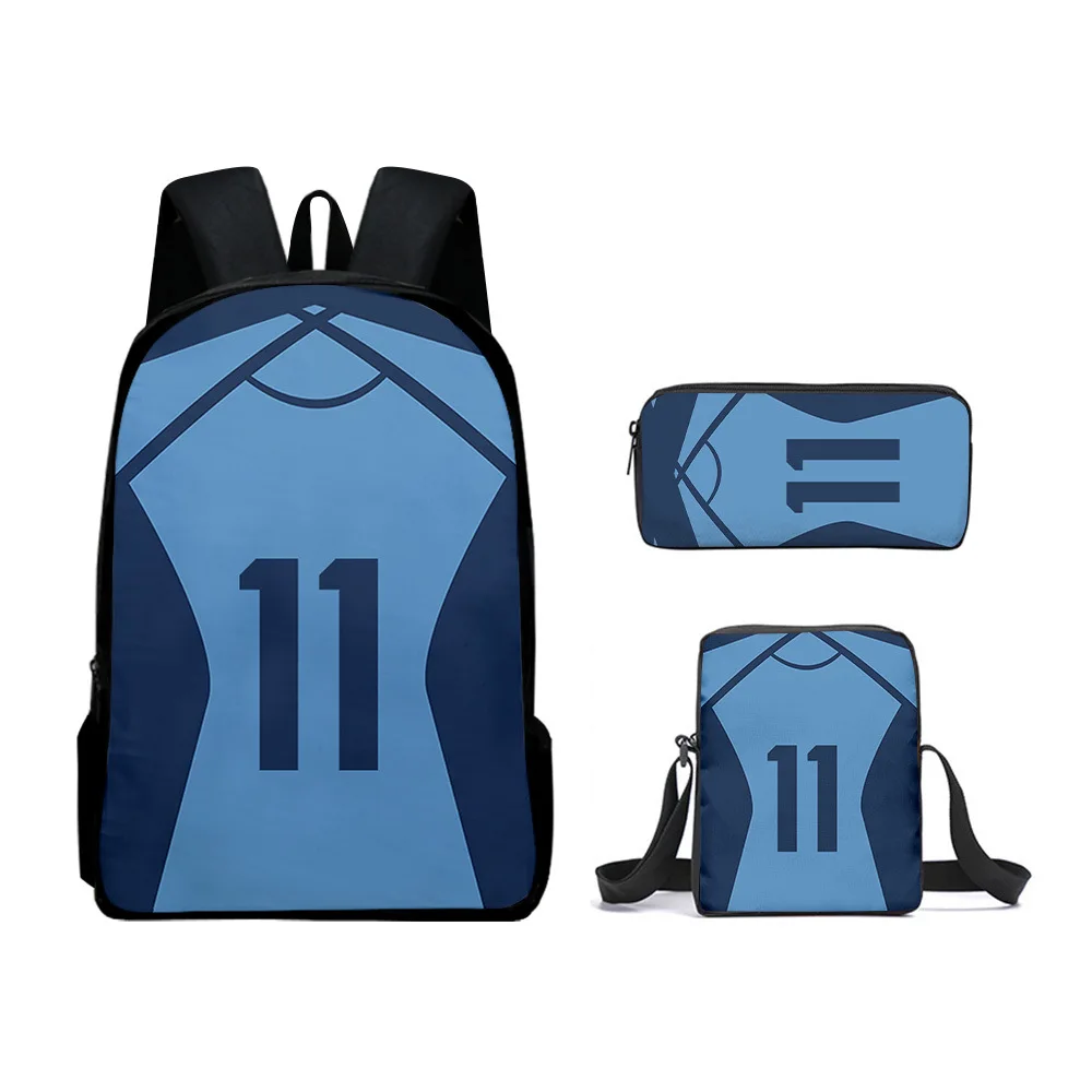 

BLUE LOCK Around The Blue Prison Primary and Secondary School Students Backpack Shoulder Bag Shoulder Pen Bag Three-piece Set