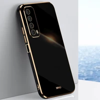 plating silicone phone case for huawei nova 9 9z 7 8 6 se 5 pro 8i 5t 4e 3e 5i 4 3 3i shockproof soft tpu back cover