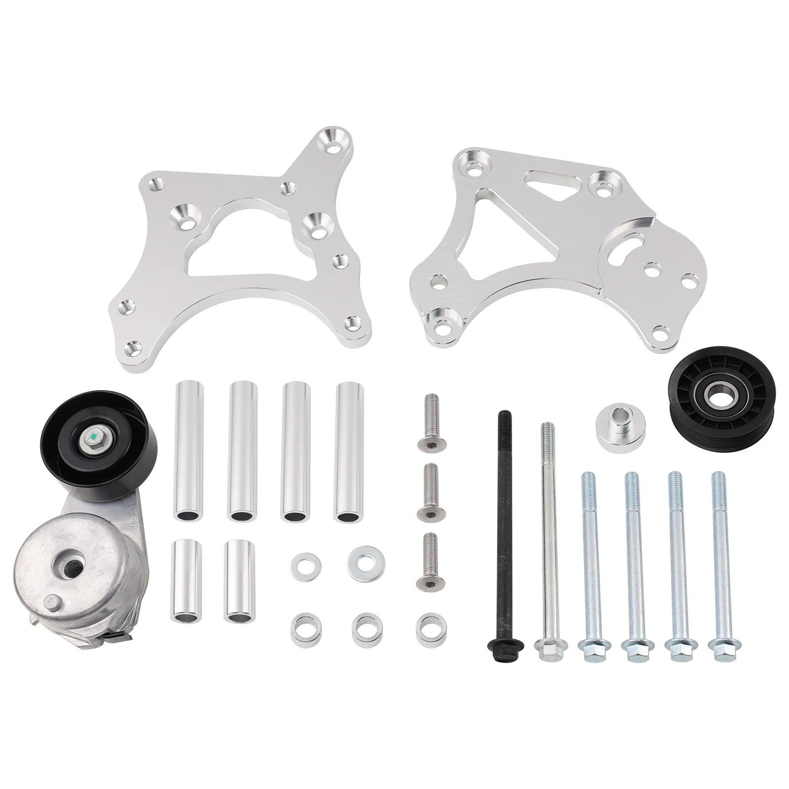 Фото Кронштейн генератора заготовки, совместимый с SUV TRUCK S10 LS Swap LS1 LS3 LSX LQ4 LQ9 4.8L 5.3L 6.0L 551780-3 551779-3 A/C №4