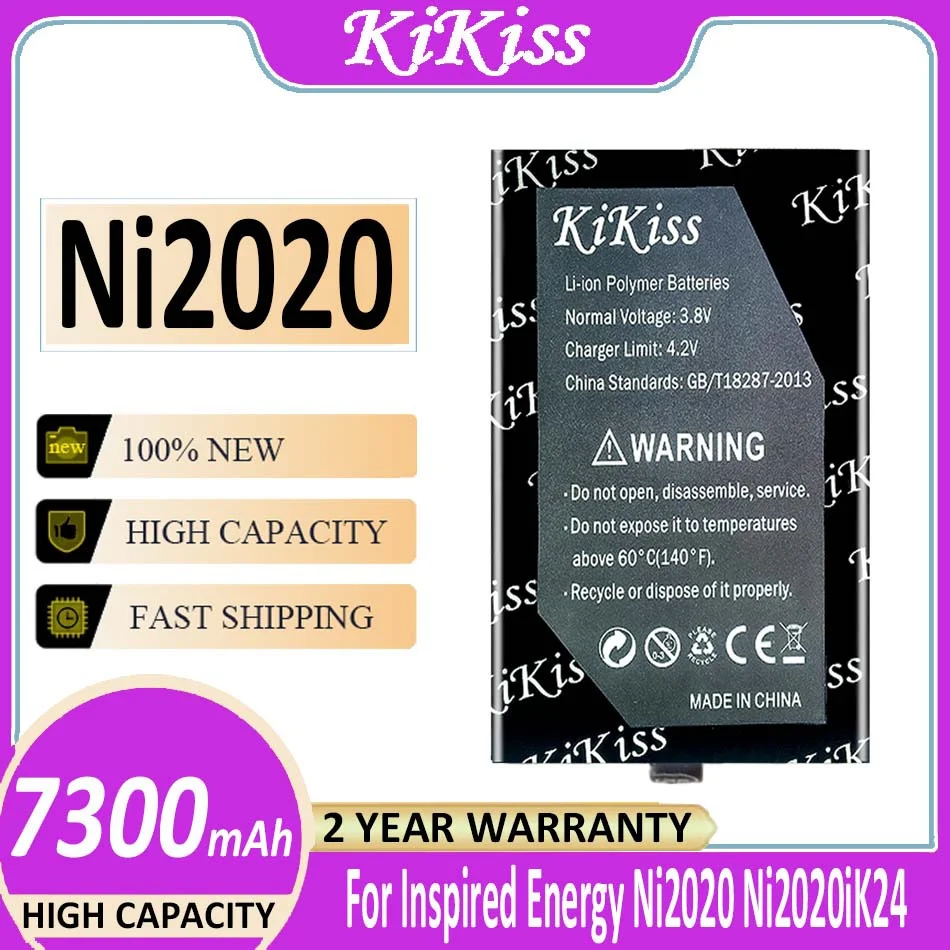 

Original KiKiss Battery Ni2020 7300mAh For Inspired Energy Ni2020 NI2020ED Ni2020iK24 NI2020TS24 NI2020A24 NI2020HD24 NI2020ED26