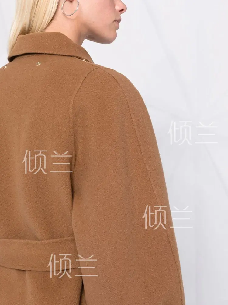 

Женское однотонное Полушерстяное пальто Patads France m family 2021