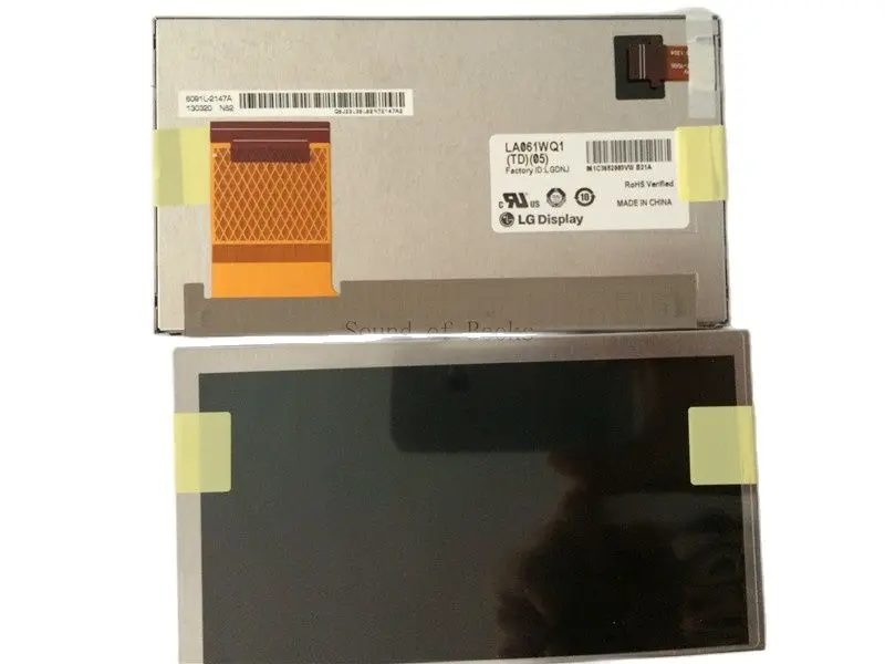 LA061WQ1 LA061WQ1-TD01 LA061WQ1-TD02 LA061WQ1-TD05 6.1&quotinch Car TFT LCD screen display for Toyota car GPS Navigation audio - купить по