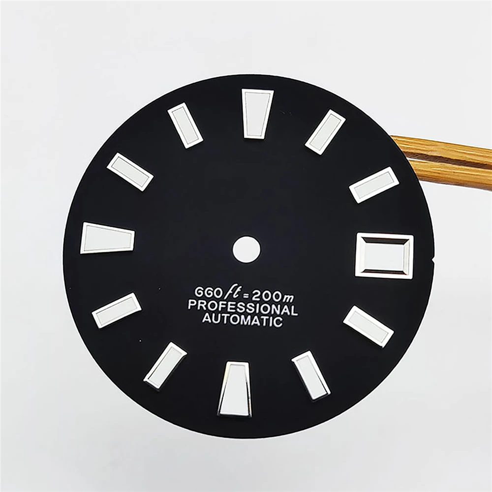 

Watch Modified Dial 28.5MM Green Luminous Dial Replacement Watch Faces for NH35 Movement Accessories NH35 Dial