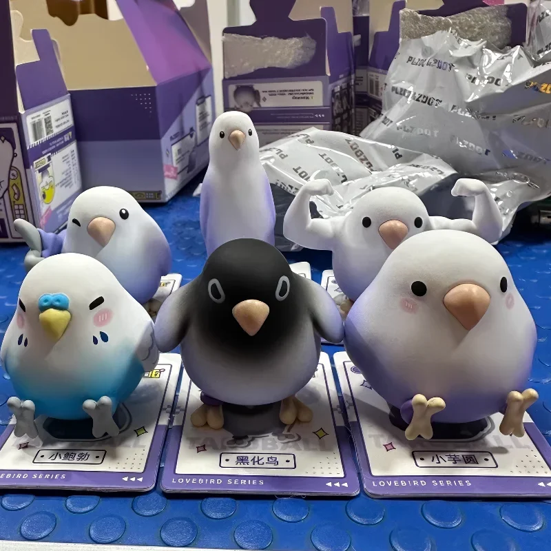 Фото Новая фигурка Bad Bad Birdie 3, мини-таро, шарики, птица, слепая коробка, игрушка, коллекционная модель, кавайная модель, стол, подарок-сюрприз №3