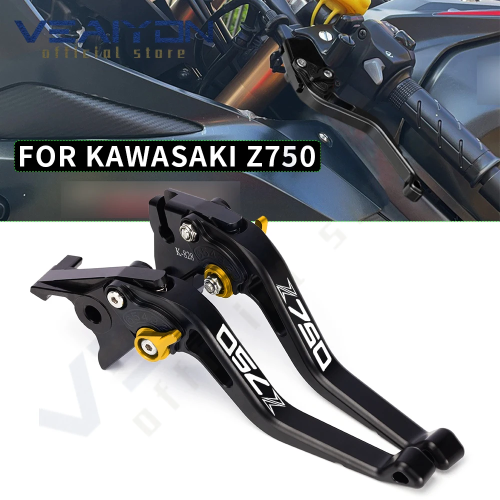

For Kawasaki Z750 2007-2012 Z1000 Z003-2016 Motorcycle CNC Adjustable Folding Extendable Brake Clutch Levers Handlebar
