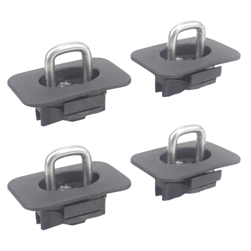 

2Pcs/4Pcs Tie Down Anchors Retractable Truck Bed Top Side D Ring for Ranger F150 F1CF