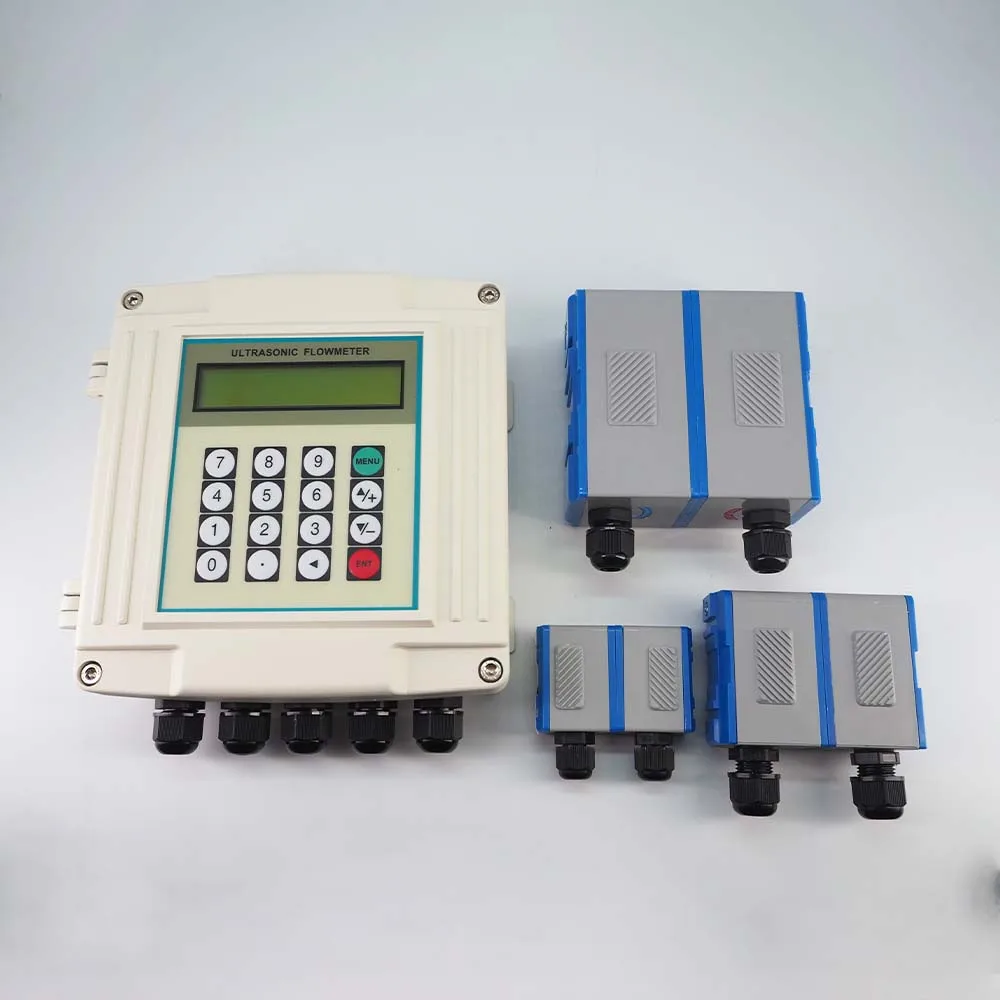 

4-20mA RS485 Wall-mounted Type Clamp On Water Liquid Ultrasonic Flow Meter
