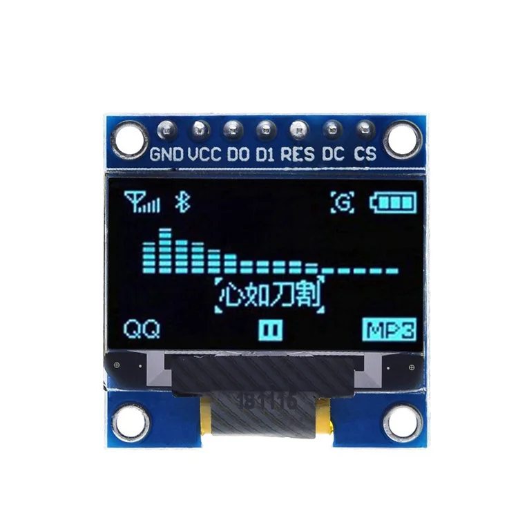 

Модуль дисплея 0,96 дюйма IIC SPI Serial 7/4Pin белый/синий/желтый OLED SSD1306 12864 плата с ЖК-экраном