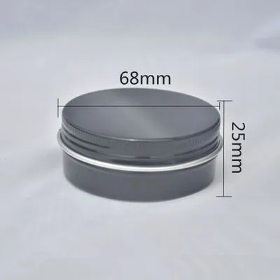 Пустая алюминиевая банка для косметики объемом 60 мл жестяной контейнер коробка с