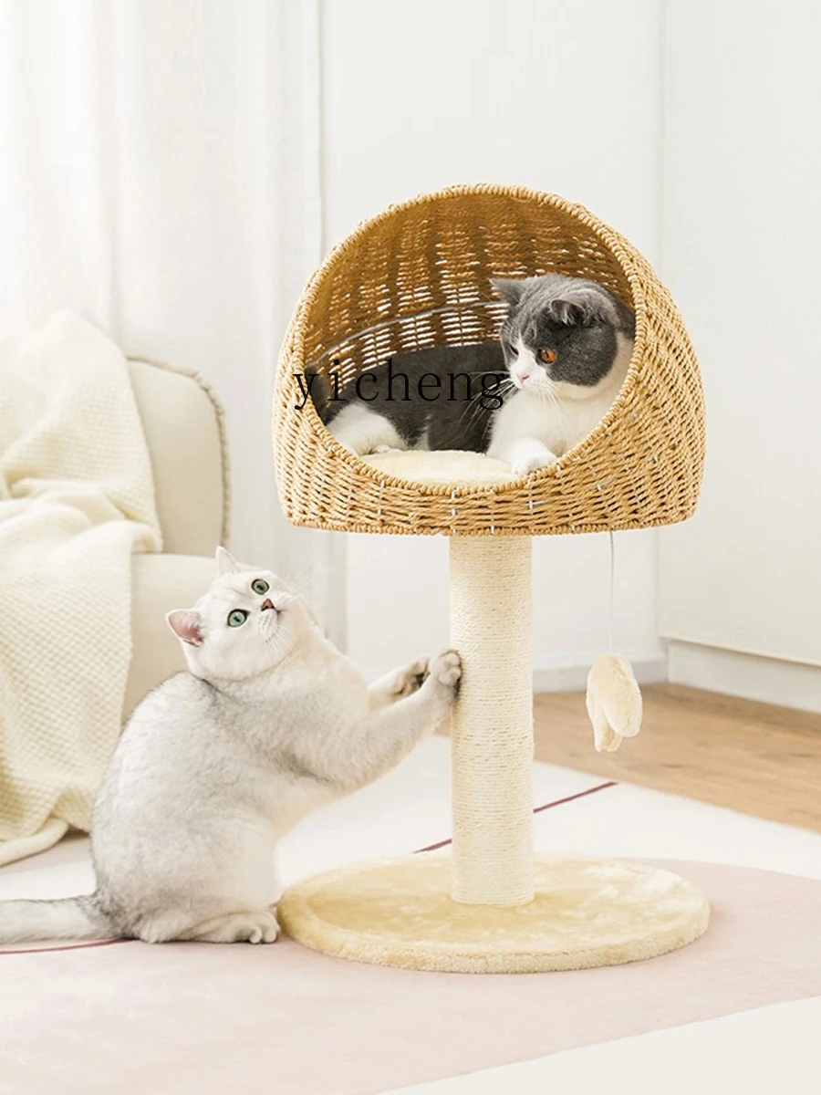 Плетеная рама Tqh для скалолазания подвесная фоторамка кошек из искусственного