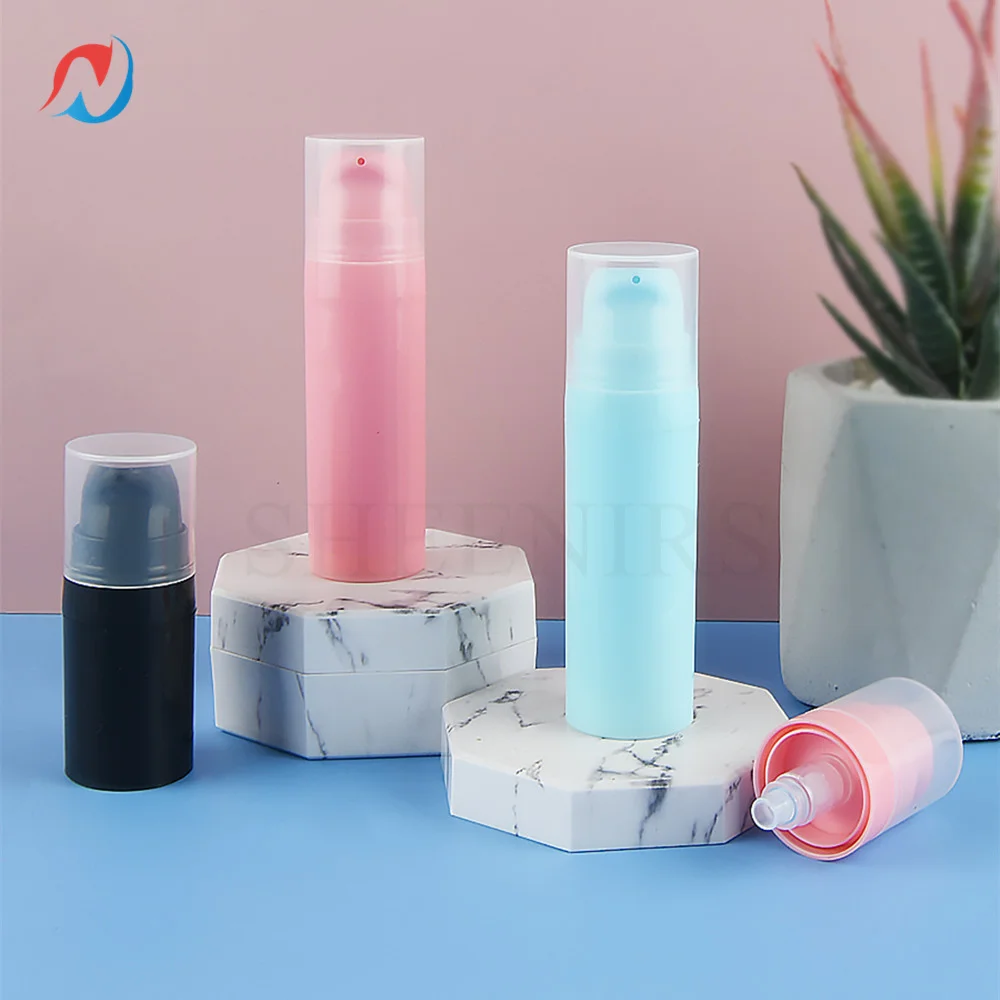

24pcs Empty 5ml 10ml 15ml Empty Airless Pump Bottles Vacuum Lotion Bottle Refillable Cream Skin lotion packaging Container