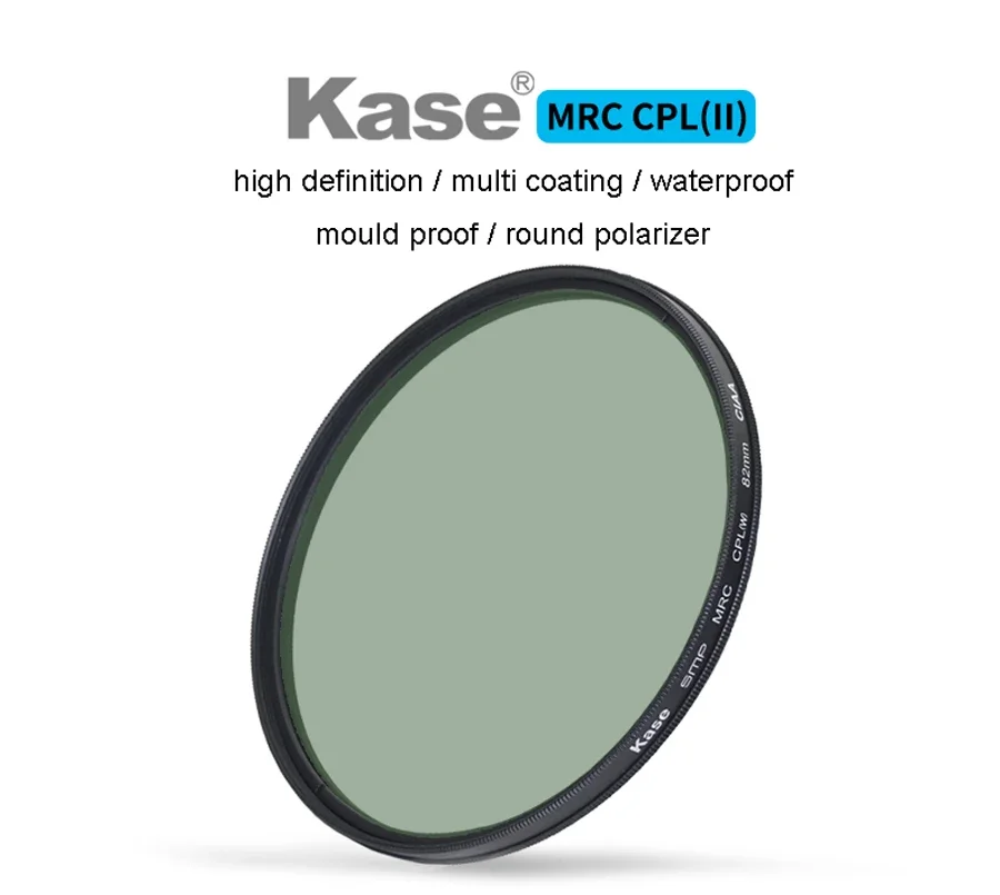 Круговой поляризационный фильтр Kase MRC CPL II HD с многослойным покрытием для