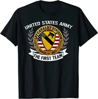 1st air cavalry division u s army veteran men t shirt short sleeve casual 100 cotton o neck summer tees