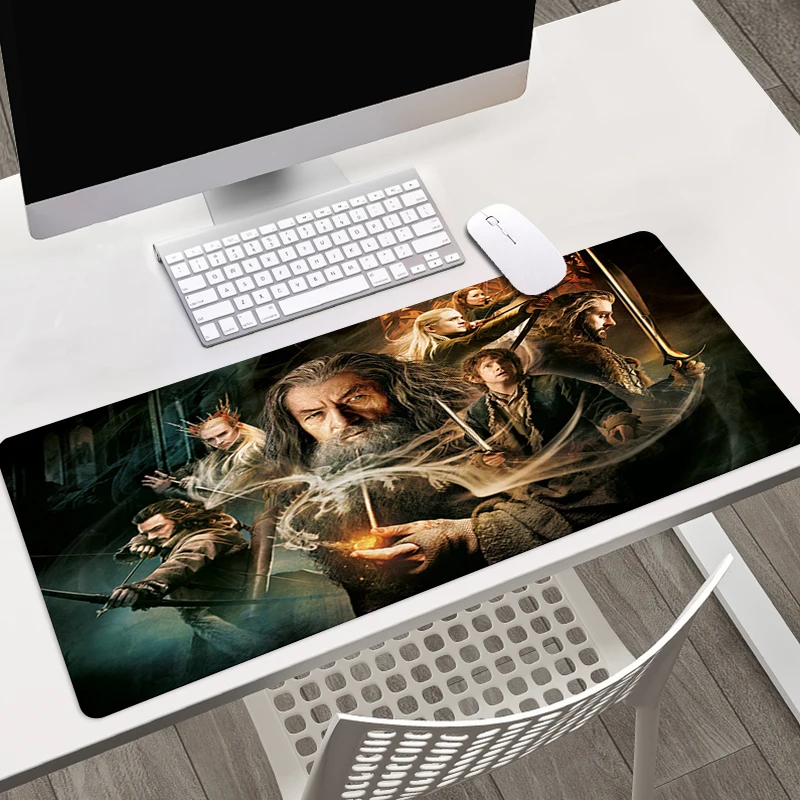 Tapis De Souris Lotrs Movie Rings 30X60 Mousepad Gaming Accessories XL Mousepad Mausepad Alfombrilla Raton Tappetino Mouse 90X30 images - 6