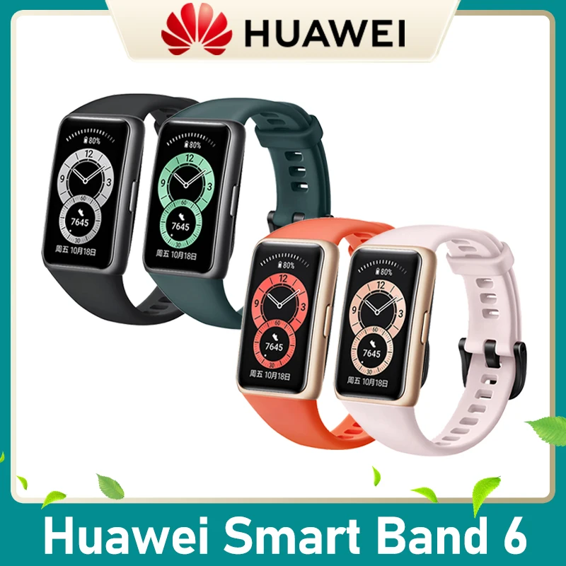 

В наличии, новинка, смарт-браслет HUAWEI Band 6, SpO2, дисплей FullView 1,47, смарт-браслет для фитнеса, время автономной работы 2 недели, оригинальные Смарт-часы