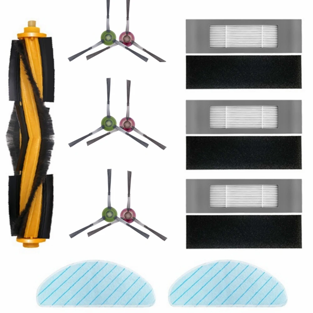 

12 шт., аксессуары для уборки Ecovacs Sweeper T9 T9max T9power T10