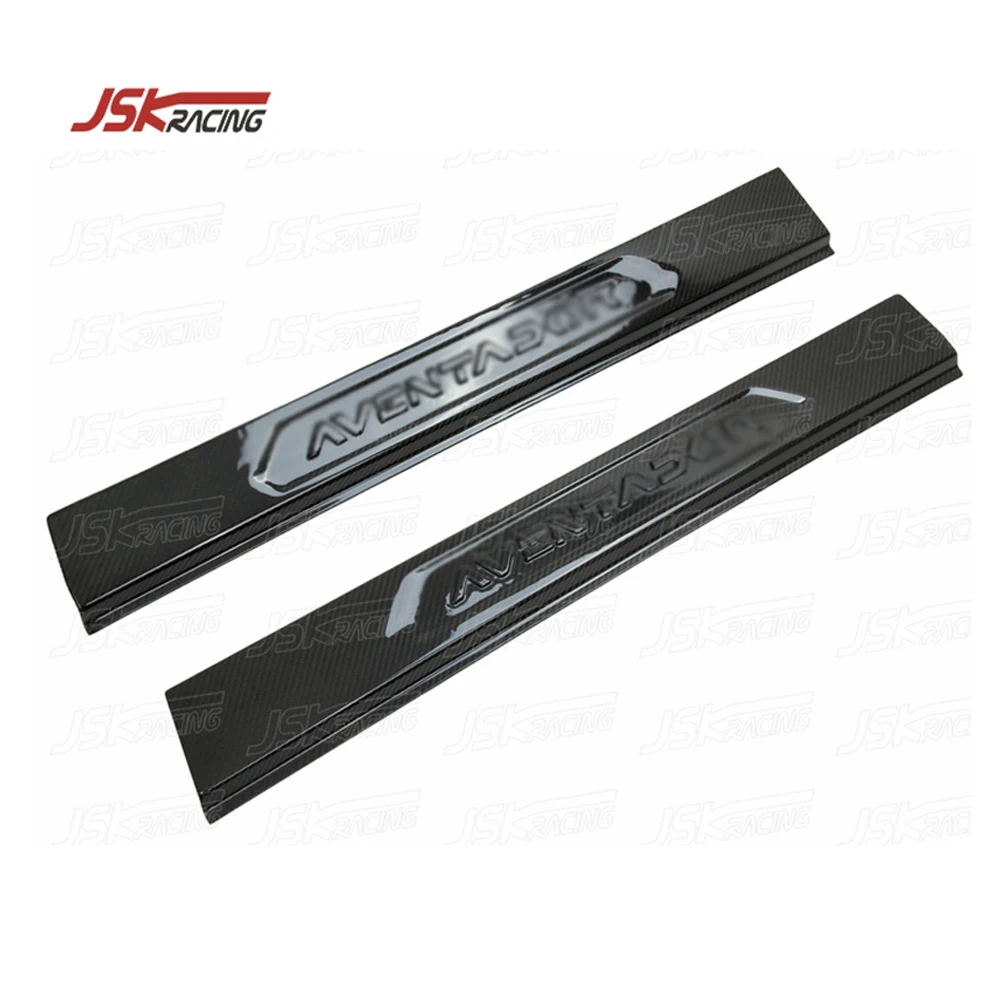 

O Style Carbon Fiber Door Sill For Lambo Aventador Lp700-4 2011-2015 2012 2013 2014（JSKLBAD11034）