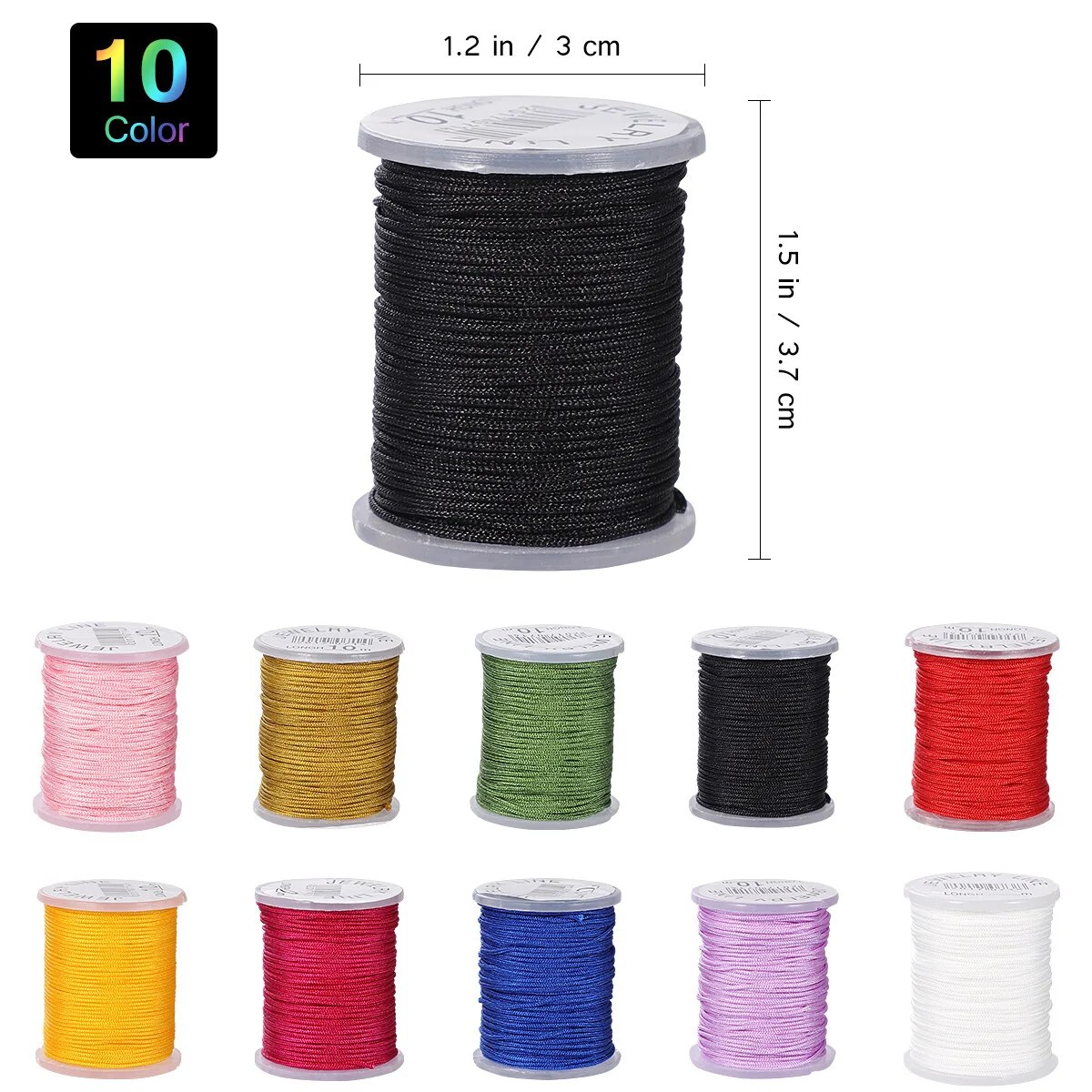 Braided Rope Knotting Cord Jewellery Making Thread Hand Knitting Chinese Beading