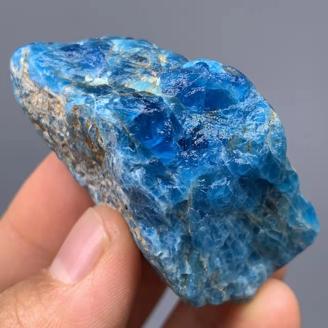 

Natural Blue Phosphor Ash Mineral Rough Stone Specimen Crystal Energy Healing Home Office Ornaments