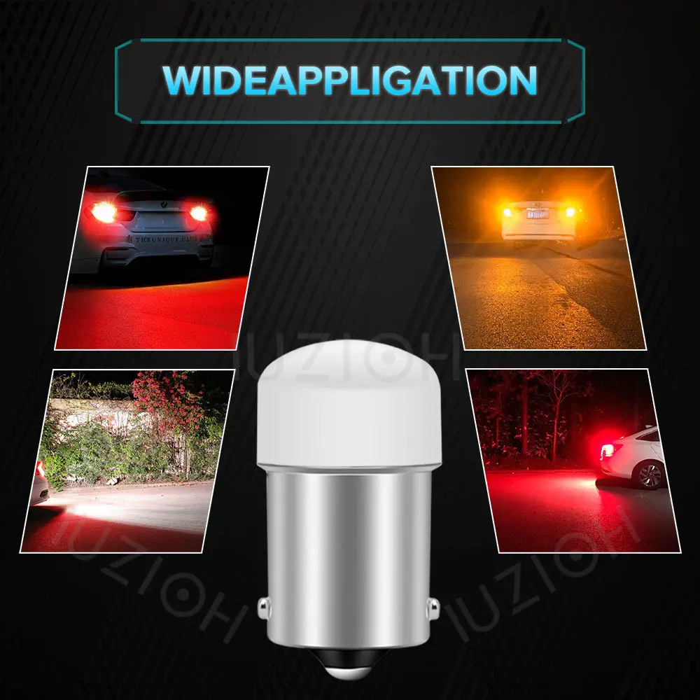 Светодиодная лампа IUZIOH 12 В 24 1156 стробоскоп BA15S BAY15D P21W P21/5W R5W R10W