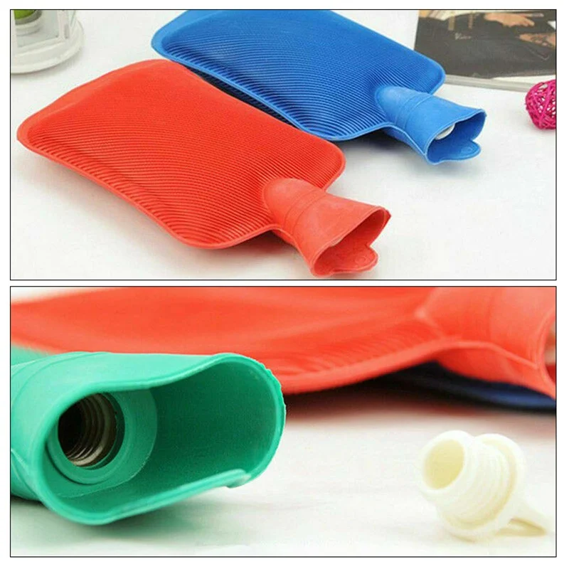 Family Winter Warm Hand Foot Portable Hot Water Bottle Thick Water Hot Accessory Water Bags Hot Bottle Rubber House Bag For Kids
