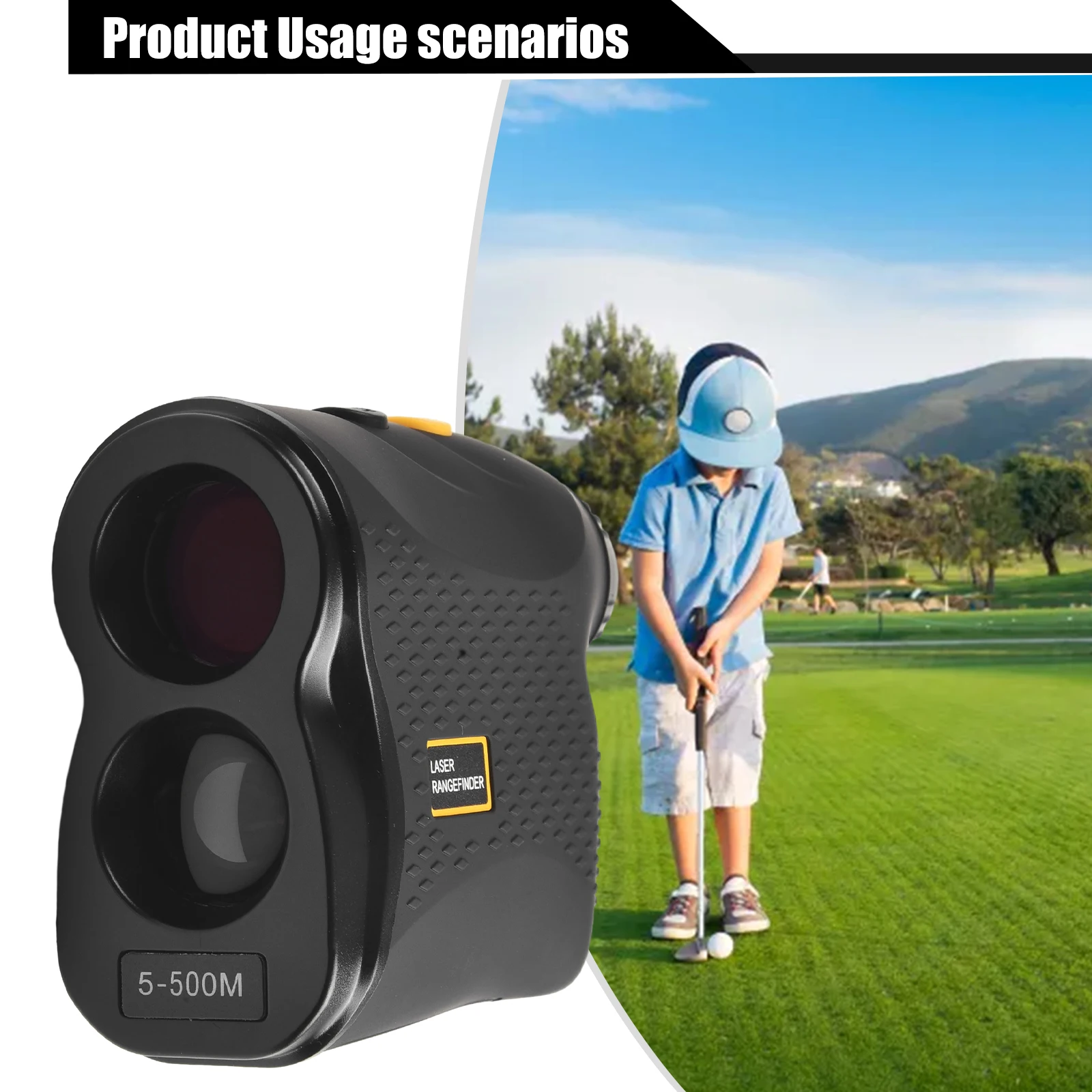 

Golf-Monocular Hunting 500m Digital Cleaning Cloth Filters Out Range Finder Storage Pouch Distance Measure Range Finder