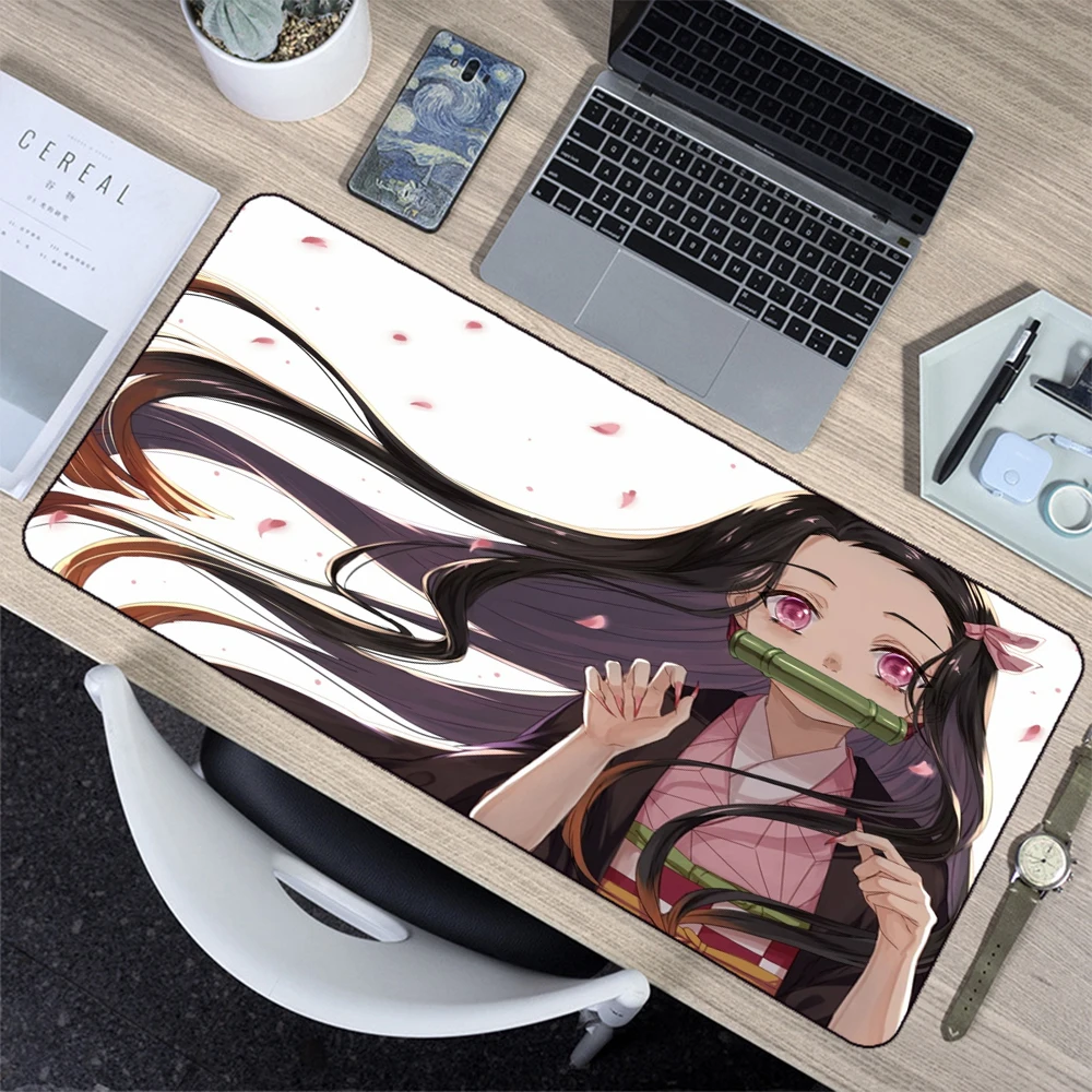 

Japanese Anime Ghost Extinction Blade Secondary Cute Girl Mouse Pad Desk Pad Game Computer Accessories Laptop Kawaii Mouse Pad