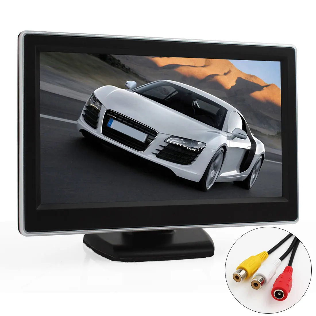 

5 inch 12/24V TFT LCD screen Car Monitor 480x272 Reversing Parking Monitor with video input Auto Rearview camera for DVD VCD GPS