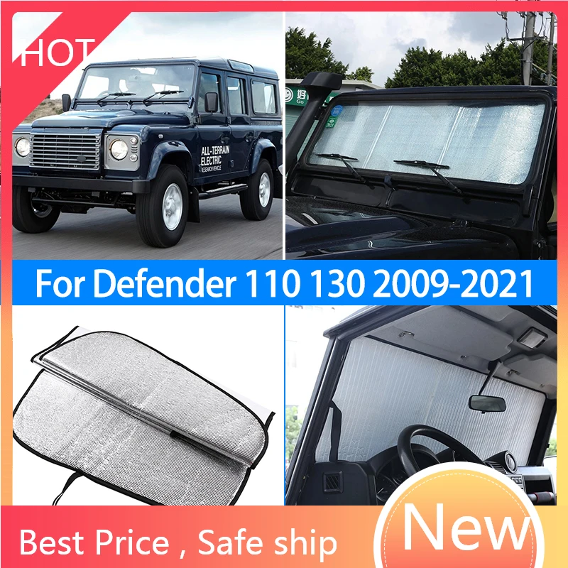 

Car Front Windshield Sunshade,For Land Rover Defender 90 110 130 130 2009-2021,Thermal Curtain Shading Sunscreen Car Accessories