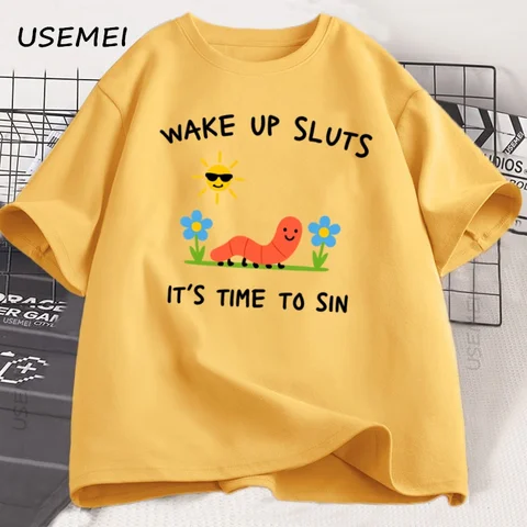 Футболка USEMEI хлопок с принтом