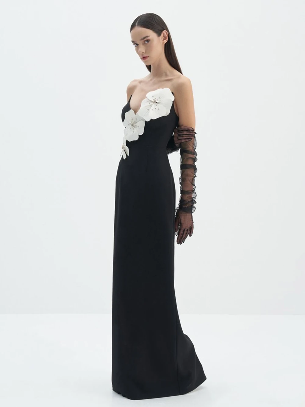 Новинка лета 2024 женское шикарное платье с красивым цветочным дизайном со