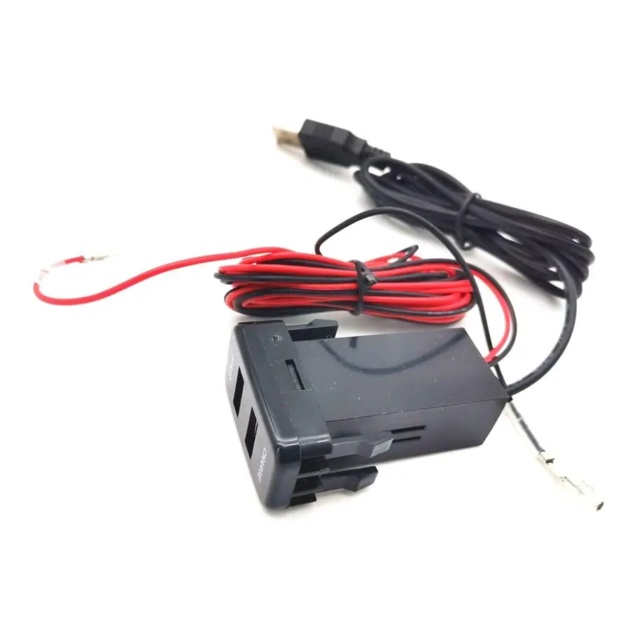 Двойной USB-разъем для зарядного устройства, аудиоадаптер для Toyota 4runner Highlander Fj Cruiser (art.: 3920cd805bb81) - 3920cd805bb81