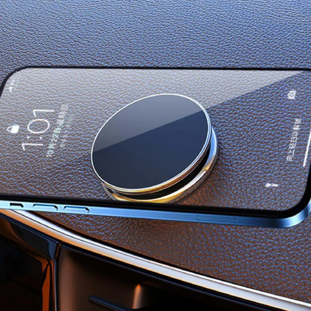 Круглый Магнитный держатель для телефона в автомобиль магнитный мобильного