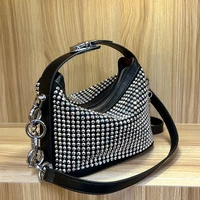 veryme fashion rhinestone diamond shoulder bag luxury designer handbag female purse new small women square pack sac a main femme