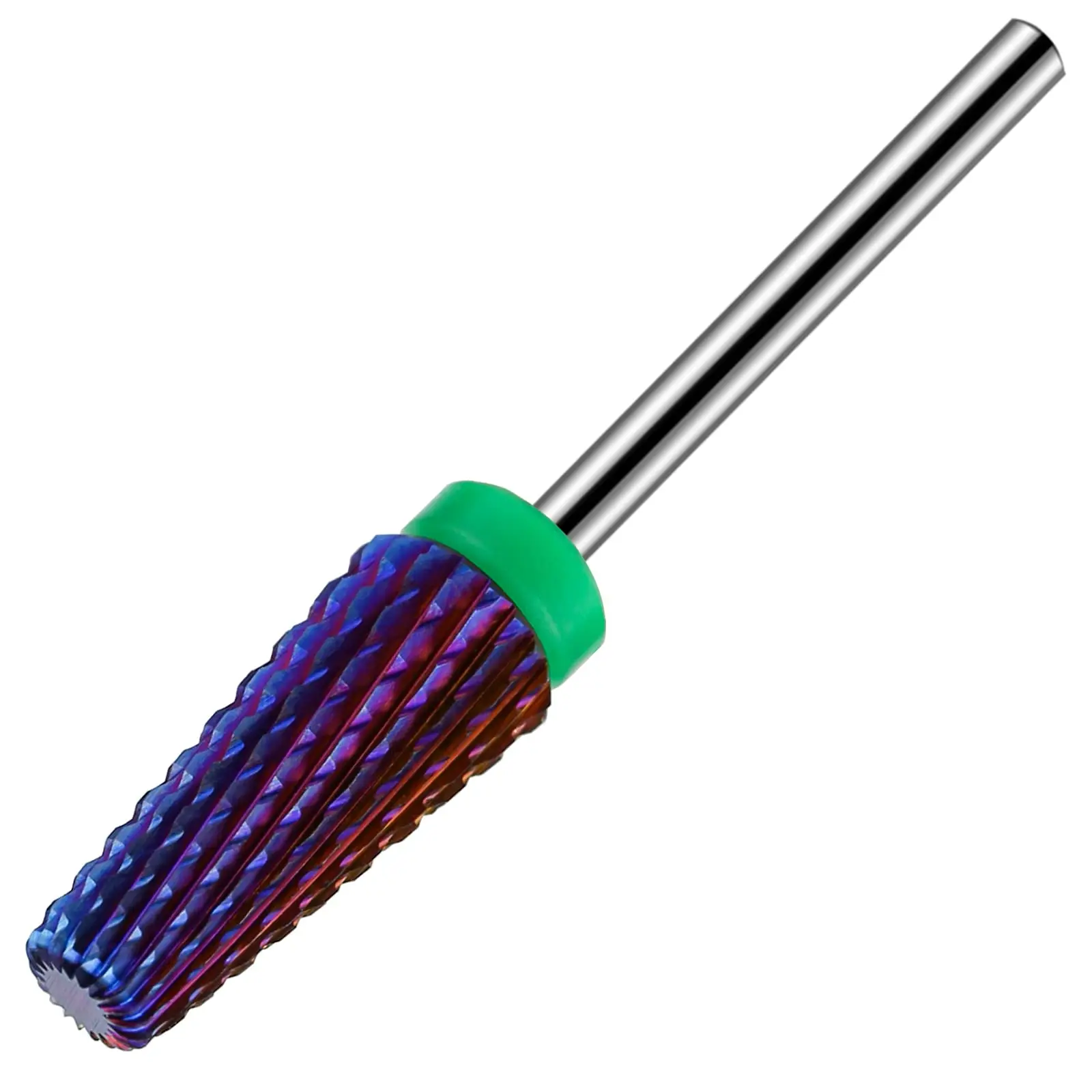 

Tungsten Nail Drill Bits 3/32'' Carbide Multi-function Milling Cutter for Cuticle Gel Polishing Purple Nail Tools