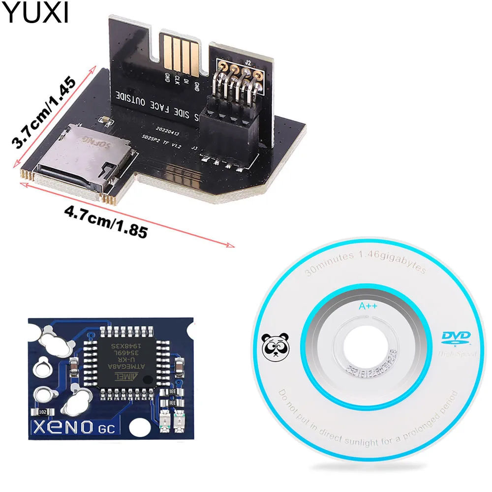 YUXI 1 шт. 2022 Новый адаптер SD2SP2 POR нагрузка SDL Micro SD кардридер TF карты памяти для Gamecube