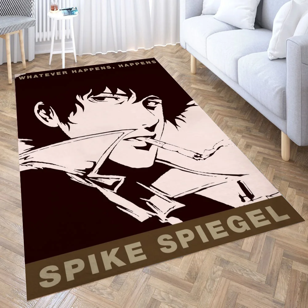 

Spike Cowboy Bebop New Pattern Floor Mat Door Mat Big Baby Crawl Carpet Non-slip Sheet Bedroom Living Room Home Decora