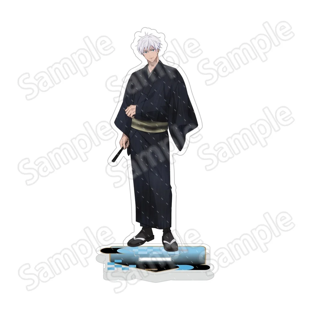 Акриловый брелок-подставка 15 см по аниме Jujutsu Kaisen: фигурки Годжо Юдзи, Мегуми, Нобары, Нанами в кимоно. Настольное украшение, коллекционный подарок для фанатов. (art.: 3920dcb47e24f) - 3920dcb47e24f
