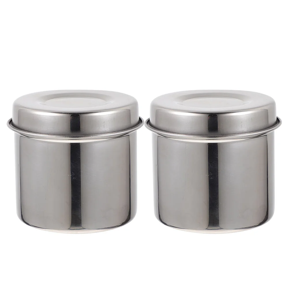 

Jar Stainless Canister Cotton Ointment Steeldressing Coffee Box Storage Iodine Holder Resistant Flour Sugar Container Sample