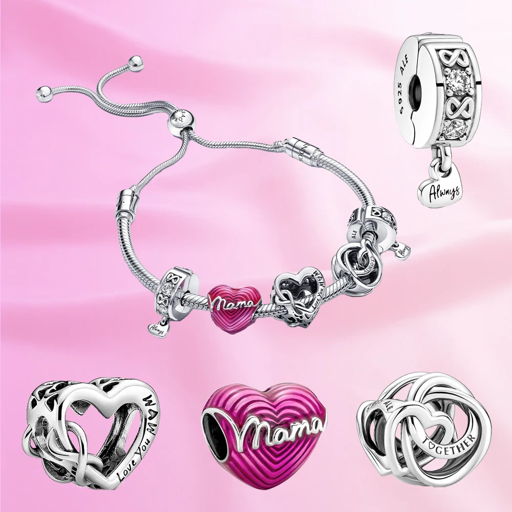 

New Summer 2022 100% Sterling Silver DIY Charm for Pandora Original Made Accessories Designer Custom Jewelry Women