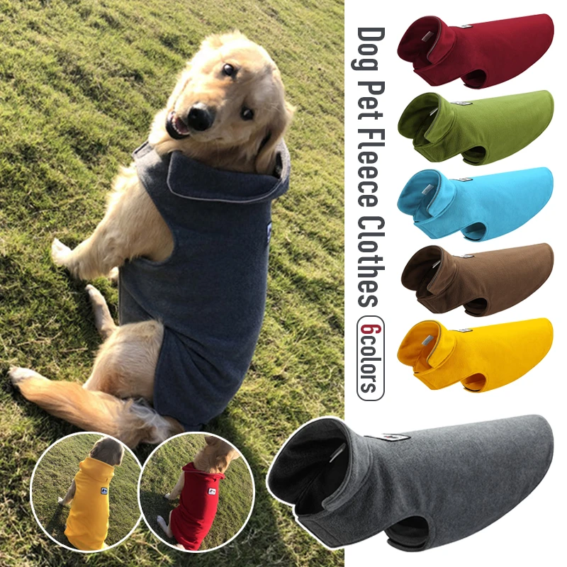

Dog Winter Warm Coat Soft Fleece Jacket Jumper Sweater Clothes Puppy Vest Outfit