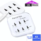 Пенал Peilinc для Apple Pencil 1st  2nd Logitech Crayon 2B, мягкий двухслойный карандаш для iPad, белый и черный стилус