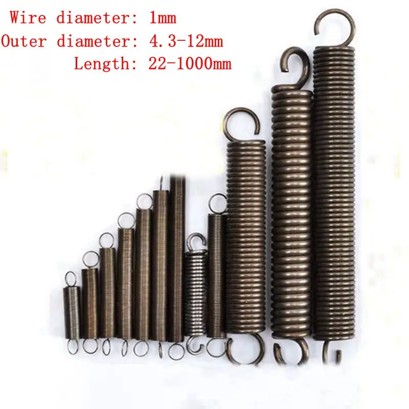 

Прочная пружина натяжения с крючком для растяжения различных длин механических крючков с асимметричным натягивающим проводом диаметром 1,0 мм